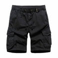 thumbnail image 4 of Birdeem Mens Sports Leisure Elastic Waist Multi-Pockets Relaxed Summer Shorts Pants, 4 of 12