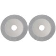 thumbnail image 2 of 2Pcs 100mm Cut Off Wheel Cutting Glass Plate Jade Cutter Grinding Plate for Glass Home (Grey), 2 of 3