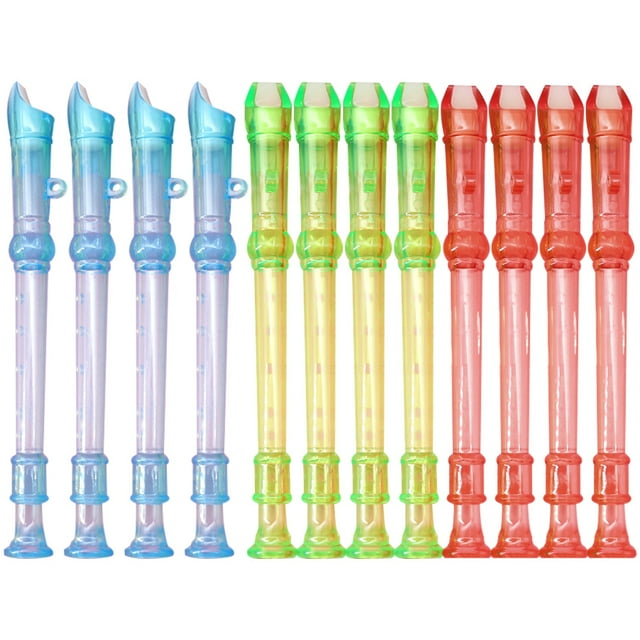 MasteelfCA 12 Pcs Clarinettes pour Enfants Débutants Petites Clarinettes à 6 Trous Instruments