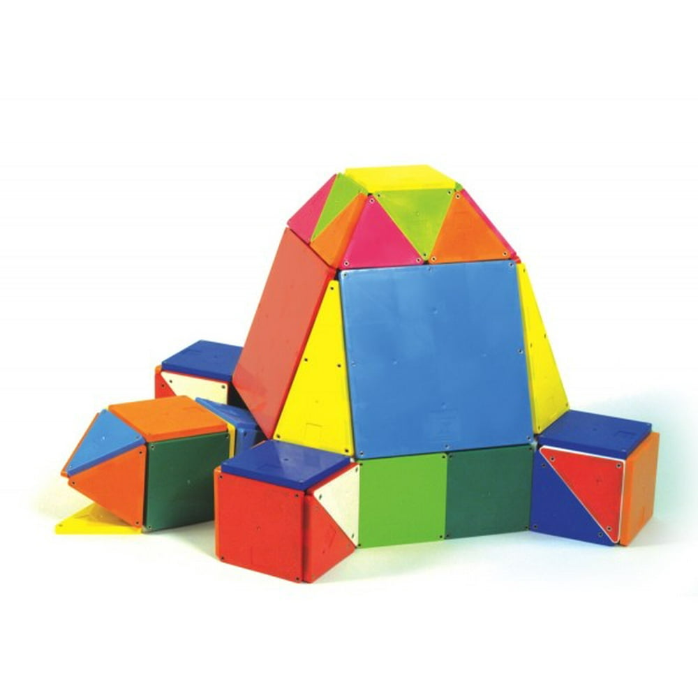 MagnaTiles 100Piece Solid Colors Set ? The Original, AwardWinning Building Tiles