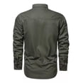 thumbnail image 2 of A Camisa Cargo Militar Con Botones De Manga Larga For Hombre, 2 of 8