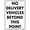 Warning Sign 5, variant on No Delivery Vehicles Beyond This Point Sign – 8x12 Inch Reflective RustFree Aluminum,Weatherproof & UV Protected,Delivery Restriction Warning for Business or Private Road