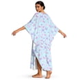 thumbnail image 3 of DISNIMO Kaftan for Women Dress Butterfly Printed V-Neck Batwing Sleeve Kaftan Maxi Dresses Plus Size Beach Cover Up Summer Vacation Bathing Suit Cover ups, 3 of 7
