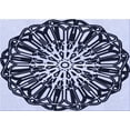 thumbnail image 1 of Ahgly Company Machine Washable Indoor Rectangle Transitional Night Blue Area Rugs, 5' x 7', 1 of 7