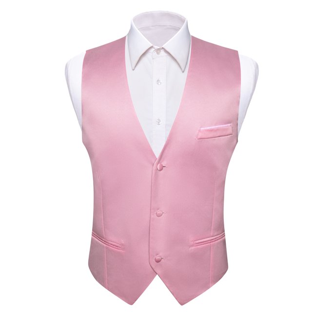 Barry Wang-Chaleco de seda para hombre, 30 colores, liso, negro, azul, verde, rojo, Pik Gold Champain, chaleco ajustado de satén morado, Tops para hombre