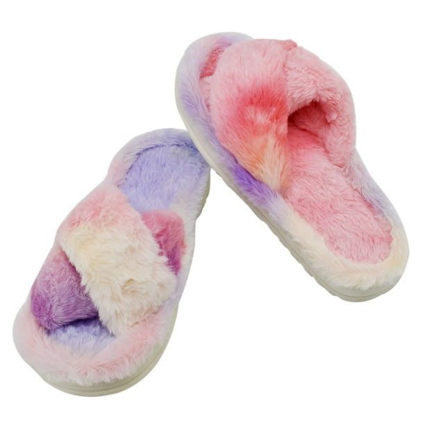 Pantuflas Steve Madden Sandalias Peluche Sandalia Con Piedras Flat