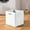 White, variant on AZXY Plastic Laundry Basket,Flexible Laundry Hamper,Plastic Storage Bins,Foldable Small Basket Organizer for Bathroom Dormitory Toys,Collapsible Storage Basket with Handles,11.02x10.62x10.62in