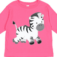 thumbnail image 4 of Inktastic Zebra Boys or Girls Long Sleeve Toddler T-Shirt, 4 of 5