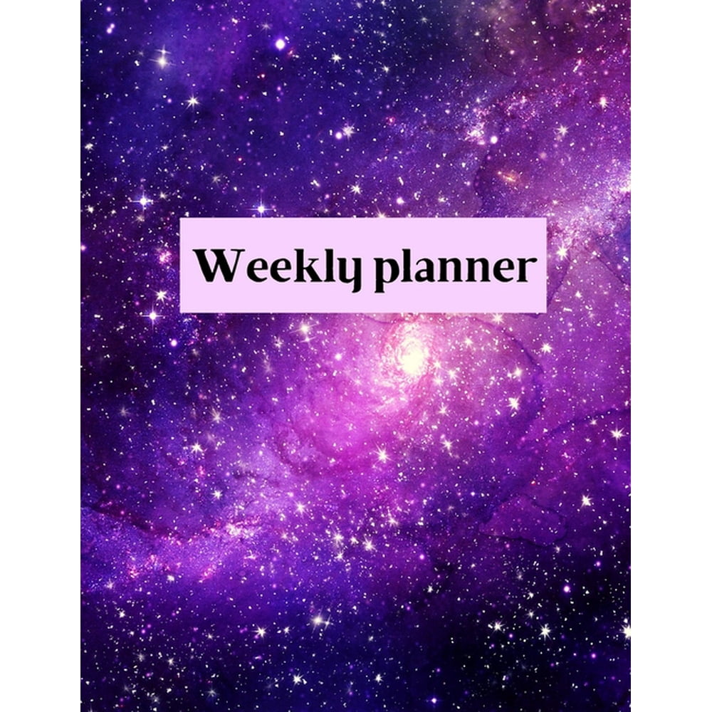 Weekly planner Weekly Organizer Book for Activities, Daily planner, 8
