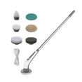 thumbnail image 1 of Electric Cleaning Brush Portable Adjustable Scrubber Mop Bathtub Shower Scrubber, 1 of 8