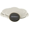 Super Sliders. size 3-1/2" Round Plastic Furniture Sliders Beige, 16 Pack