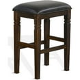thumbnail image 2 of Home Bar and Bar Stools with Cushion in Tobacco Leaf 3 Piece Set, 2 of 18
