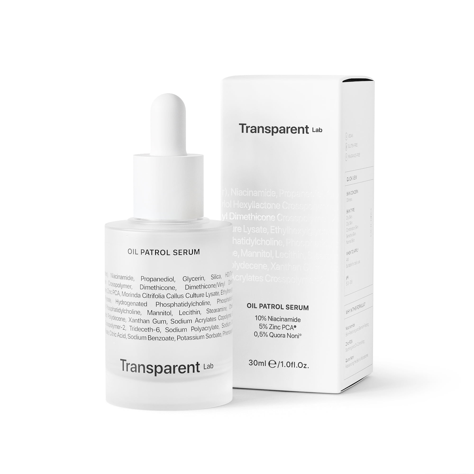 TRANSPARENT LAB OIL PATROL SERUM