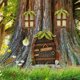 thumbnail image 5 of Ventana y puerta de casa en miniatura, decoraciones de árboles de hadas en miniatura, puertas de árboles de decoración de hadas, estatua de árbol al aire libre con linterna de hadas, para accesorios, 5 of 5