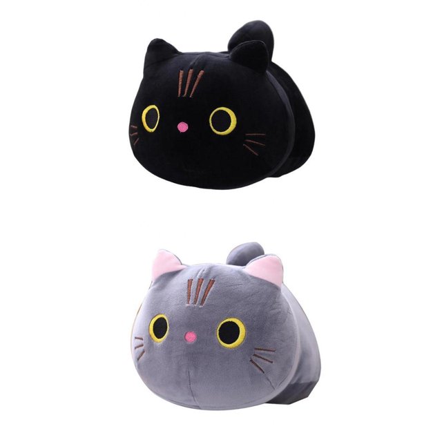 almohada de sofá de peluche de gato 2x Cat Big Plush Kitty Kitty Peluches Juguetes Regalos