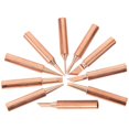 thumbnail image 2 of Copper Soldering Iron Tip Kit 10Pcs Versatile Tips Perfect For DIY Projects And Professional Use Small Size Lightweight, 2 of 5