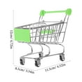 thumbnail image 4 of MOVTOTOP 1Pack Mini Market Shopping Cart Simple Design For Family Friends Children Bedroom Office, 4 of 7