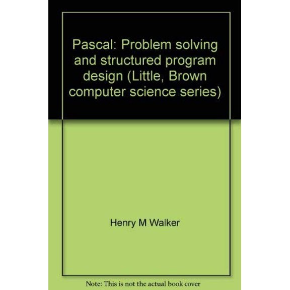 Pre-Owned Pascal: Problem solving and structured program design (Little, Brown computer science series) Paperback