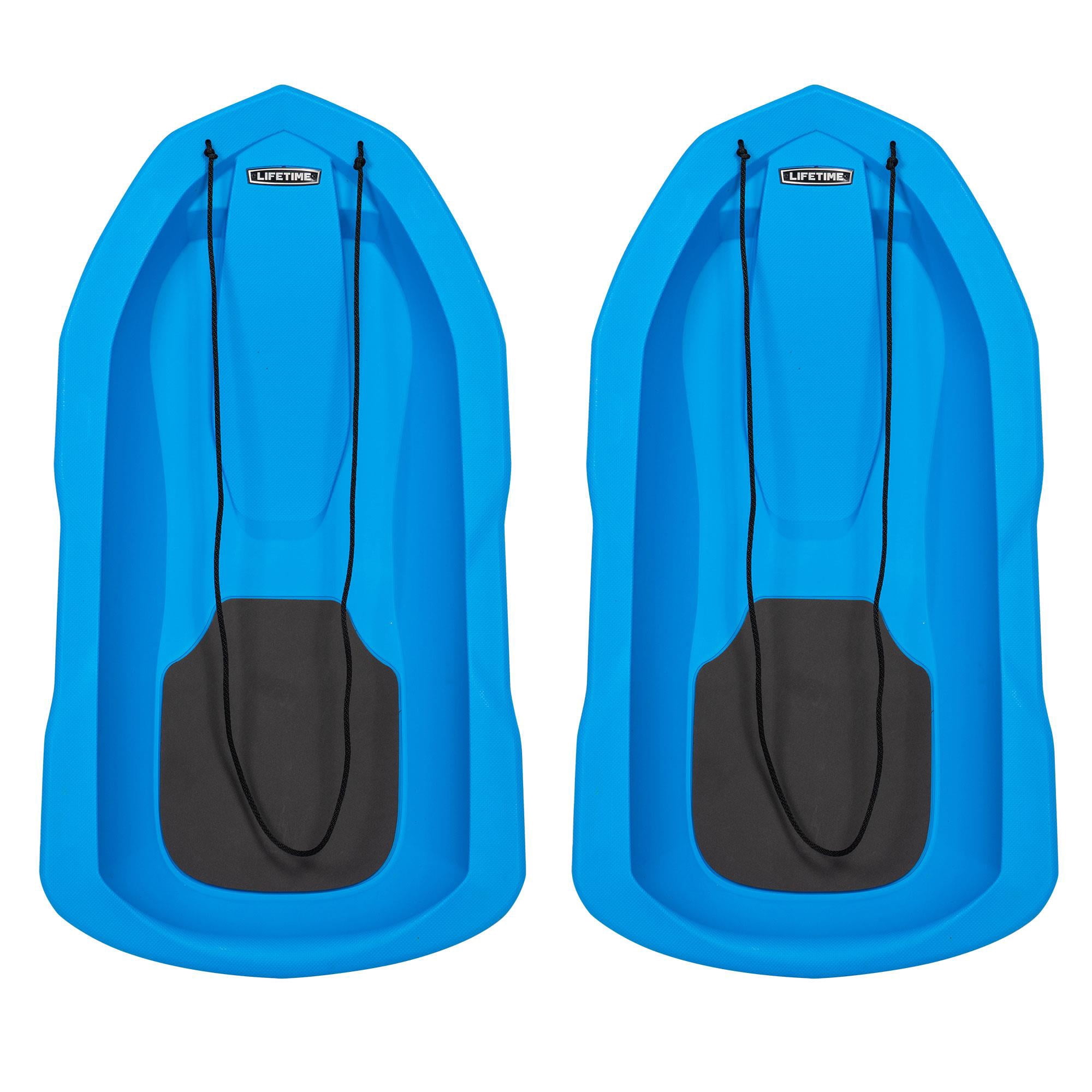 Lifetime 48 inch Premium Snow Sled 2-Pack, Blue (91400)