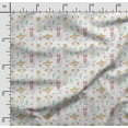 thumbnail image 2 of Soimoi Llama Alpaca Printed,Cuddle Minky Fabric, Sewing Fabric by The Yard 56 Inch Wide,Decorative Plush Soft Fabric, Baby Garments, Toys and Blankets, White, 2 of 5