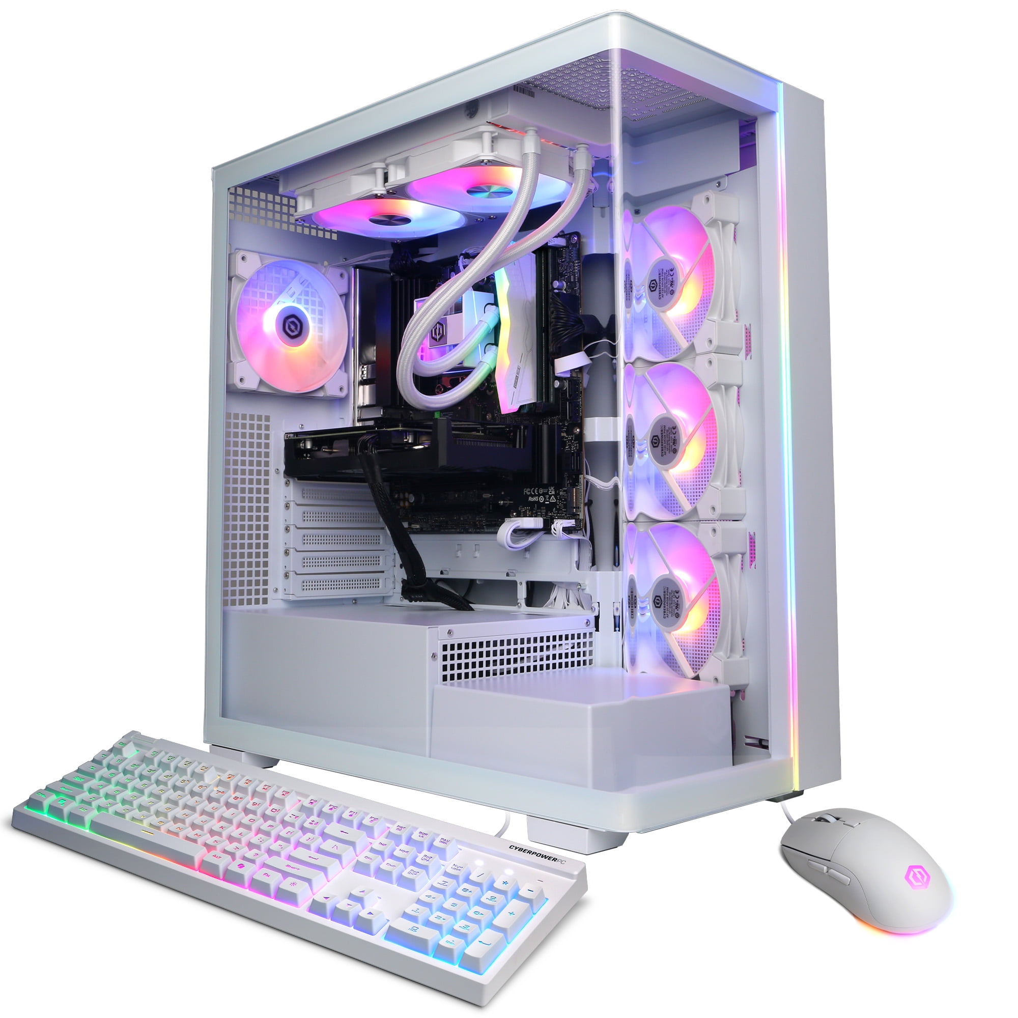 CyberPowerPC Gamer Supreme Gaming Desktop, AMD Ryzen 7 8700F, 32GB
