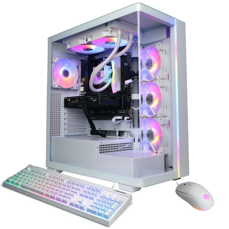 CyberPowerPC Gamer Supreme Gaming PC, AMD Ryzen 7 8700F, AMD Radeon RX 9060 XT 16GB, 32GB DDR5, 2TB SSD, SLC11360CPG