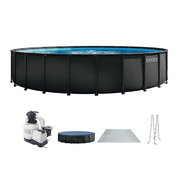 INTEX 26339EP Ultra XTR 24' x 52" Round Frame Above Ground Swimming Pool Set with Pump
