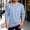 Light Blue, variant on OGLCCG Men's and Big Men's Long Sleeve Shirts Casual V-Neck Athletic T Shirts Solid Color Basic Stretch Tee Shirts M-5XL