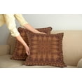 thumbnail image 3 of Ambesonne Vintage Throw Pillow Cover 2 Pack, Persian Lace, 20", Orange Brown, 3 of 6