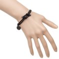 thumbnail image 2 of Punk Rock de cuero Wrap Brazalete novio Negro Sunnimix Brazalete trenzado vintage, 2 of 8