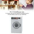 thumbnail image 3 of Miniature Washer, 1/12 Scale Lifelike Miniature Washing Machine  For Dollhouse, 3 of 8