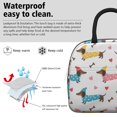 thumbnail image 3 of Dachshund Sweater and Heart Insulated Leakproof Lunch Box for Work, Lunch Bag for Women Men, Loncheras Para Mujer for Beach Travel Picnic Camping, 3 of 6