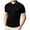 Black, variant on Fnnxeal Mens Polo Shirts, Big and Tall Shirt Solid Collared Short Sleeved Summer Casual Navy Polo Shirts for Men Size XL