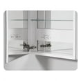 thumbnail image 3 of Robern PLM2430G 23.25 x 30 x 4 in. Flat Top & Polished Edge Non-Handed Reversible Classic Gray Interior Non-Electric PL Series Cabinet, 3 of 10
