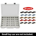 Kids Carro Organized Toy Cars Storage Case Container. Transparent