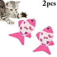thumbnail image 1 of 2 Pcs Poissons Catnip Toys Jouets en Peluche Doux pour Chat Jouets pour Chat Jouets à Mâcher pour Chaton pour Chat, 1 of 10