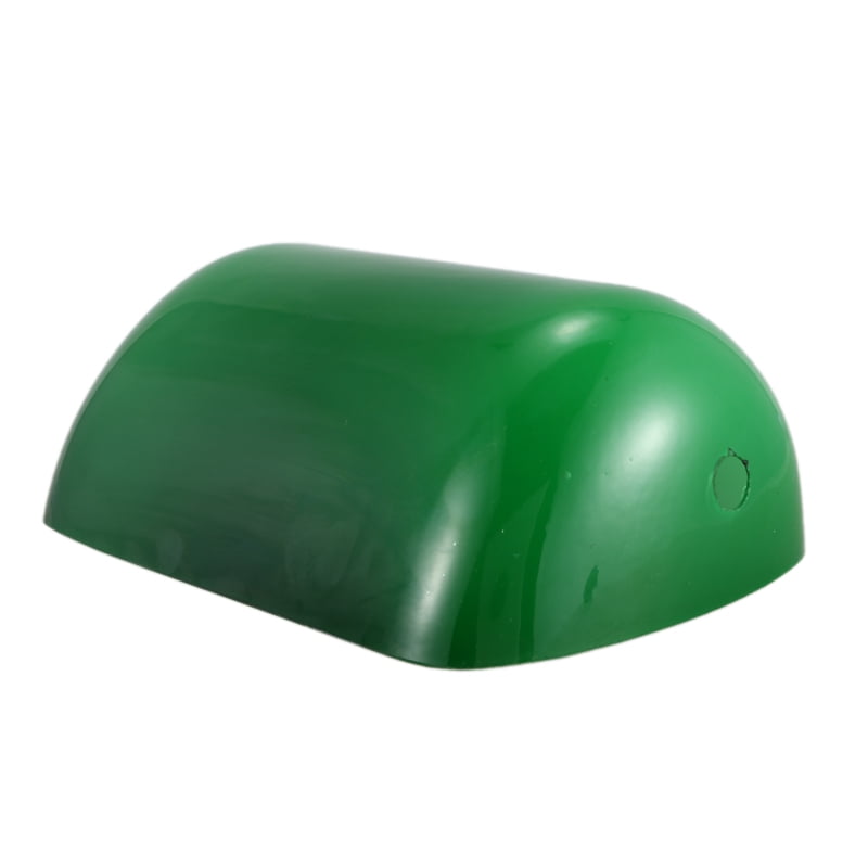 Green Color Glass Banker Lamp Cover, Bankers Lamp Replacement Shade
