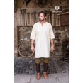 thumbnail image 2 of Burgschneider - Medieval Tunic / Under Tunic 3/4 Sleeve “Lofar“ - Natural (size: XL ), 2 of 4