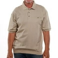 thumbnail image 2 of Classics by Palmland Short Sleeve Banded Bottom Polo Shirt with Pocket, 2 of 4