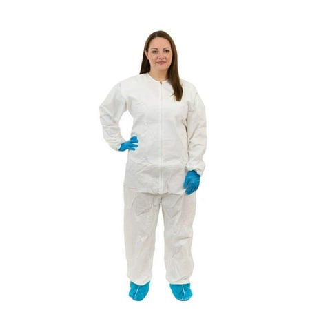 GammaGuard® CE, Sterile Coverall, Tunnelized Elastic Wrist & Ankle, Serged Seam, Sterilized to 10⁻⁶, Individually Packaged