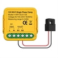 thumbnail image 1 of Medidor de Energía Inteligente Tuya Wifi con Pinza y Transformador de Corriente de 80 A para Iluminación Eléctrica y Monitor de KWH., 1 of 5