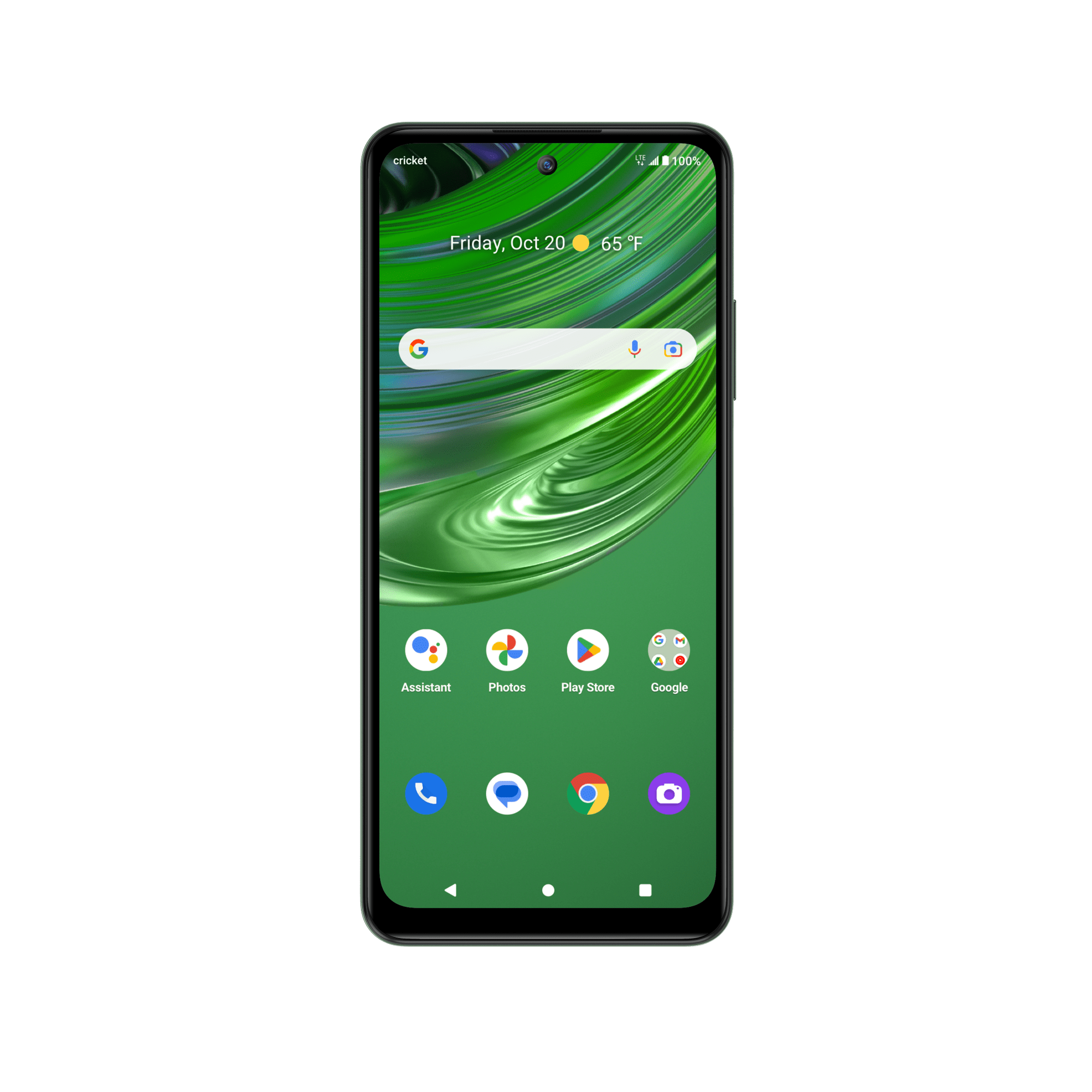 Cricket Wireless Outlast, 64GB, 4GB RAM, Cosmic Green - Prepaid Smartphone