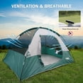 thumbnail image 4 of Carpa para Camping UNP para 2 Personas, Impermeable y Cortaviento con Cubierta de Lluvia, 4 of 8