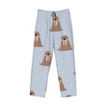 thumbnail image 5 of Balery Playful Walrus Wonders print Men's Pajama Pants,Ultra Lightweight Pjs,Lounge Pant-Medium, 5 of 9