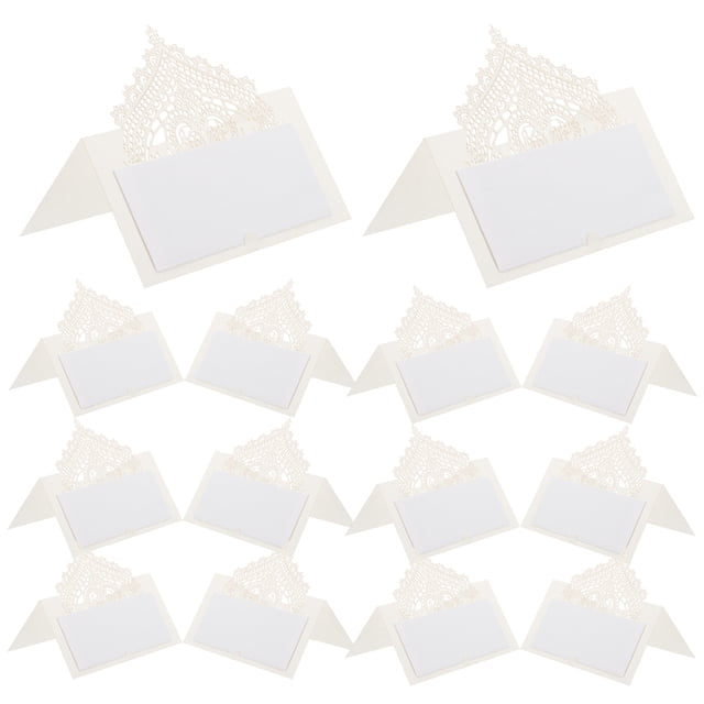 50pcs Wedding Place Cards Name Card Wedding Banquet Place Cards Elegant Table Place Cards