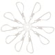 thumbnail image 3 of 10 unidades de ensartador de pescado de metal, pinza portátil para peces vivos, dispositivo de bloqueo para pesca., 3 of 7