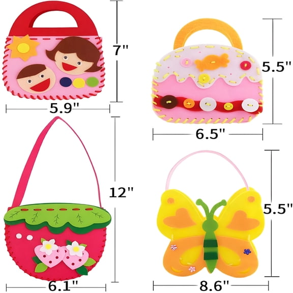 TUWAFE 4 Pack Toddler Arts and Crafts for Kids Ages 2 3 4 5 6 Years Old