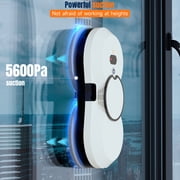 Smart Window Cleaning Robot, AI Path Planning, Frameless Edge Detection, Single-sided water spray 5600PA Suction Power