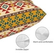 thumbnail image 3 of Zufioo Aztec Print Double-Sided Throw Pillow Cover, Pillow Protector Home Decor - With Hidden Zipper, Suitable for Bedroom, Living Room, Car Interior-20"x30", 3 of 6