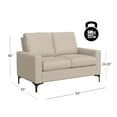 thumbnail image 6 of Hillsdale Furniture Matthew Upholstered Loveseat, Oatmeal, 6 of 10